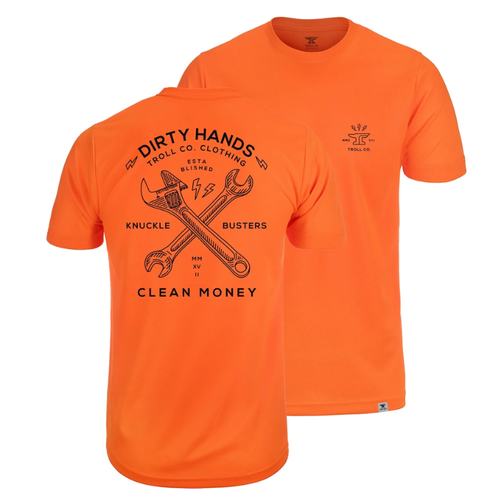 S/S HI-VIS TWISTING WRENCHES - ORG
